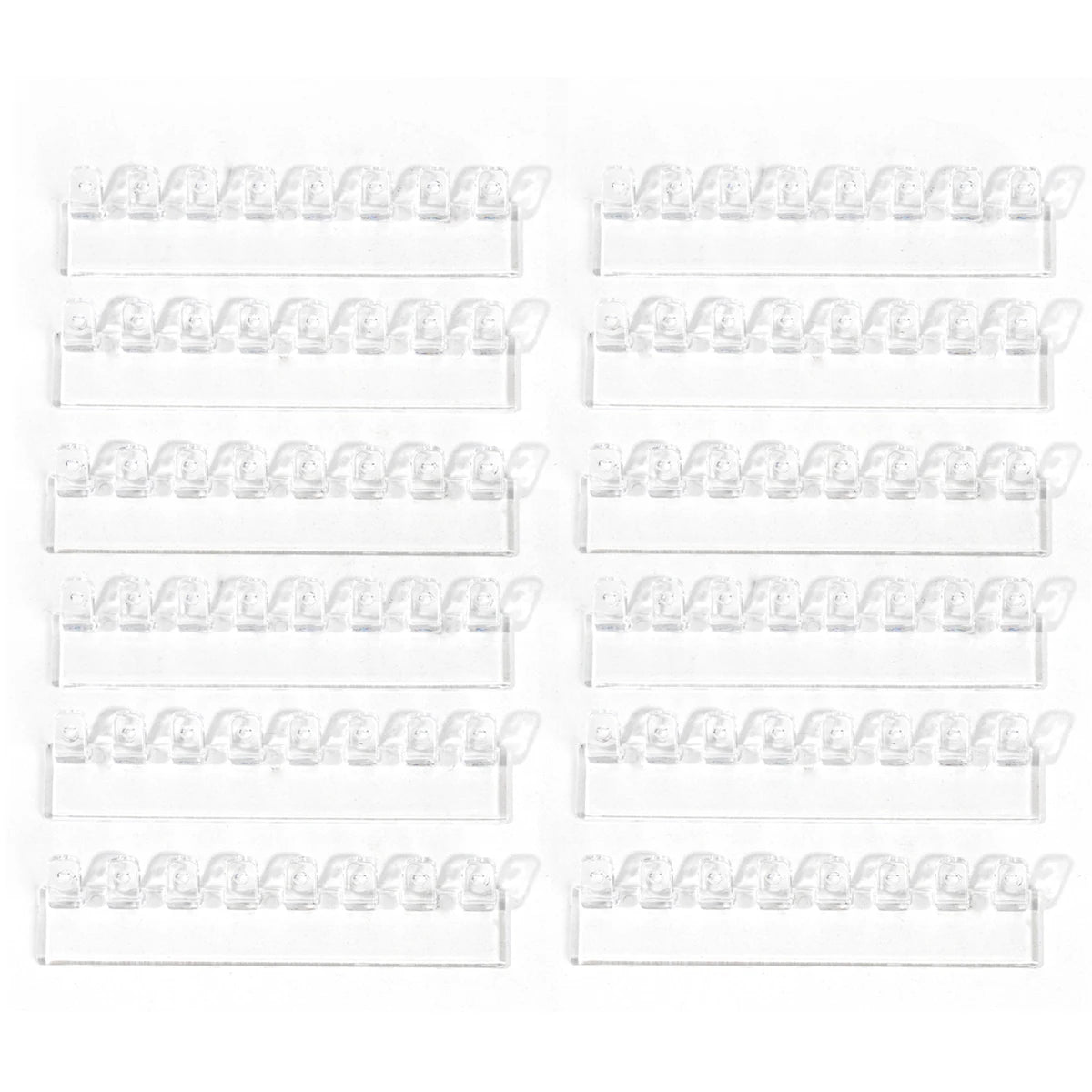 3Pack Necklace Holder, Necklace Organizer Wall Mounted with 8 Hooks, for Hanging Jewelry, Bangles, Bracelets and Rings