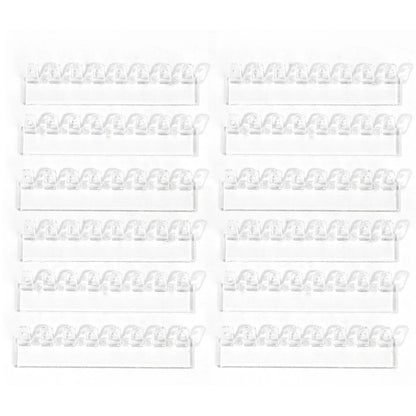 3Pack Necklace Holder, Necklace Organizer Wall Mounted with 8 Hooks, for Hanging Jewelry, Bangles, Bracelets and Rings