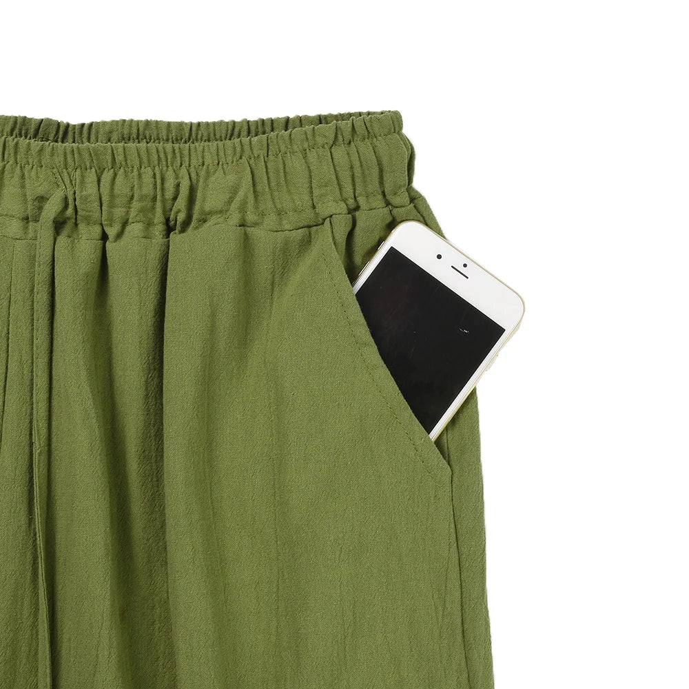 3XL 5XL Plus Size High Waist Long Pants for Women Clothing 2024 Summer Solid Casual Wide Leg Trousers Fashion Korean Female Clot