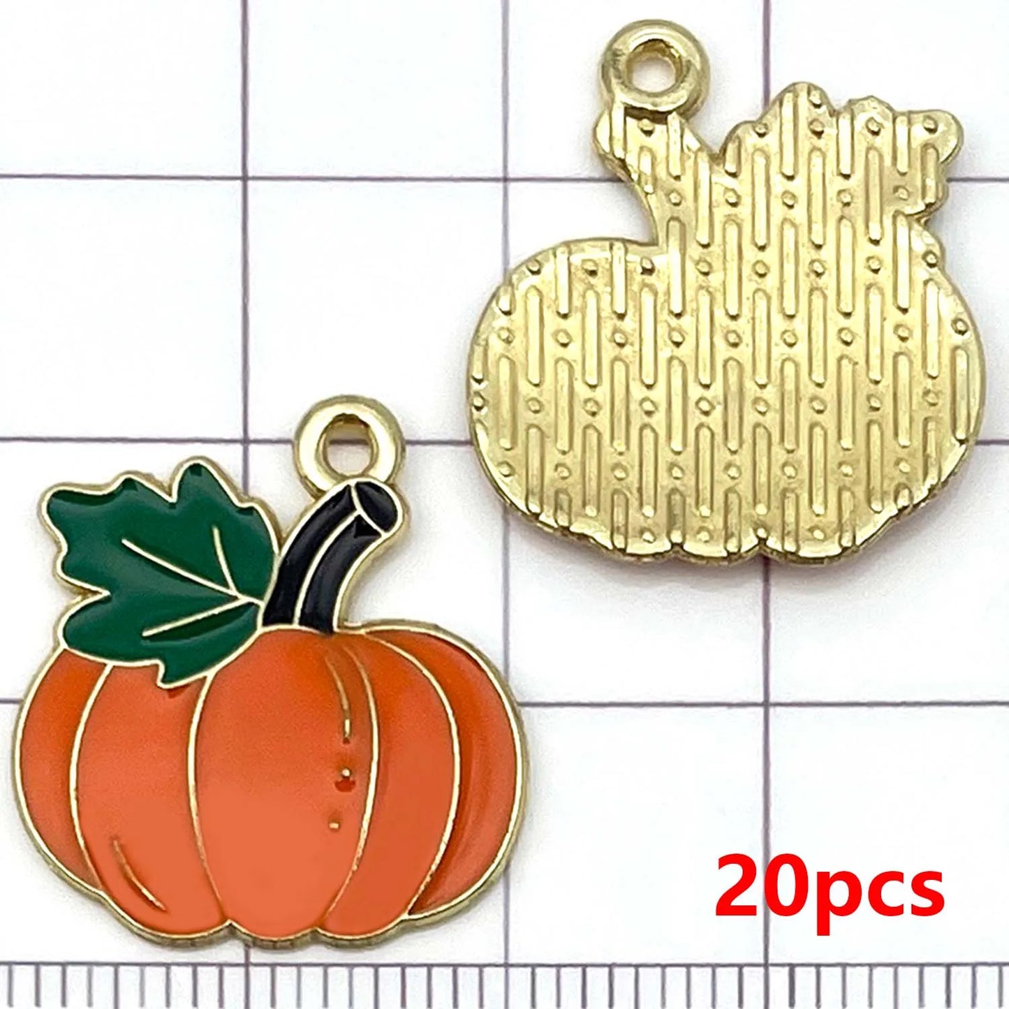 20pcs Thanksgiving Charms Alloy Turkey, Maple Leaf, Pine Cone, Scarecrow, Pumpkin Pendants for DIY Jewelry Making Accessories