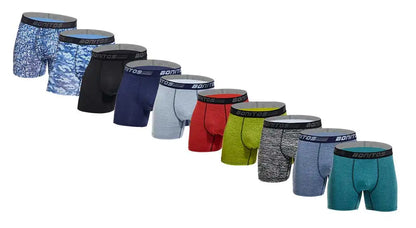 5pcs Men Underwear Print Boxers Men's Panties Camouflage Mens Underpants Cotton Male Boxershorts Sexy Man Trunks Gift