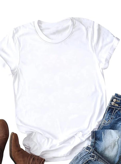 Spring and Summer Christmas Printed T-shirt, Casual Short Sleeve Round Neck T-shirt, Fashion Women's Clothing