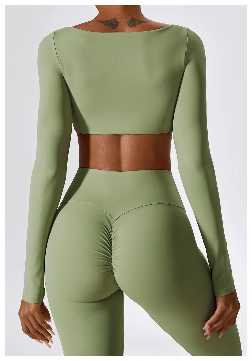 Women Sport Seamless Tops Long Sleeve Breathable Workout Slim T Shirts Athletic Running Gym Push-up Running Fitness Yoga Tops