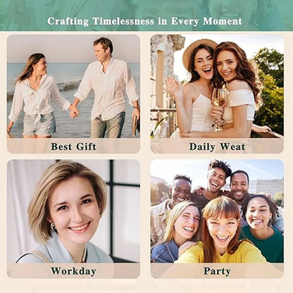 A set of cute square-shaped zinc alloy bracelets, suitable for giving to your girlfriend, friends or on a festival or birthday