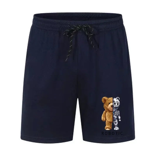 2024 Men's Loose Shorts Summer Men's Breathable Shorts Quick-drying Casual Five-Fifth Pants New Male Running Sports Shorts S-3XL