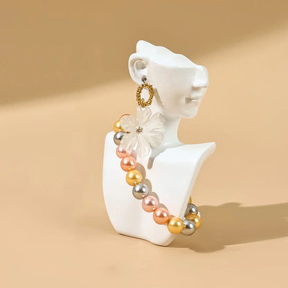 1pc Resin Side Face Mannequin Jewelry Display Stand Head Bust Portrait Necklace BraceletS Earrings Jewellery Storage Rack Holder