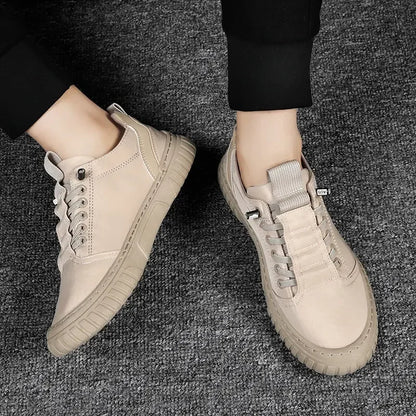 2025 Men Casual Shoes Breathable Black Sneakers Fashion Driving Walking Tennis Shoes for Male Skate Flats Zapatillas Hombre