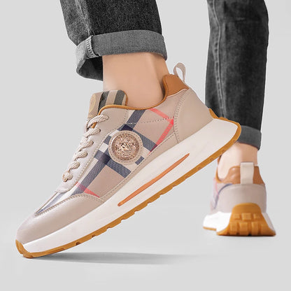 Summer New Anti-slip Wear-resistant Thick Bottom Increase Outdoor Comfort Couples Leisure Fashion Trend All Match Sneakers