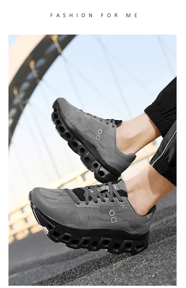 Spring Ultralight Men's Running Shoes Breathable Platform Casual Sneakers Man Outdoor Athletic Gym Tennis Shoes