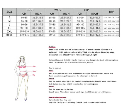 2023 New 2PC Push Up Women Bikini Set Skirt Floral Printed Bikinis Strappy Bandage Swimwear Brazilian Biquini Bathing Suit