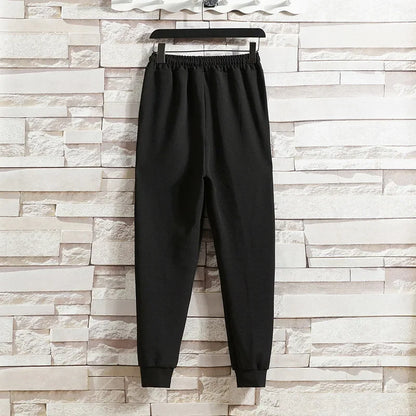 Casual Men's Sport Suit Loose Fit Hooded Cardigan Sweatshirt Pants Set Spring Autumn Season Stylish Outfit