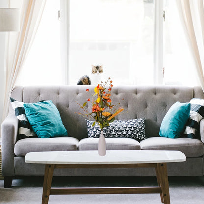 2pcs Silky Flower Bouquets, 21.7" Artificial Flowers for Kitchen & Living Room Decor Table Centerpiece, Spring Summer Home Decor