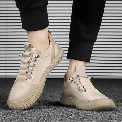 2025 Men Casual Shoes Breathable Black Sneakers Fashion Driving Walking Tennis Shoes for Male Skate Flats Zapatillas Hombre