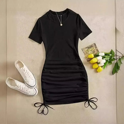 Amazon Spring Summer Cross-Border Dress High-End Sexy Fire Red Bodycon Skirt Direct From Manufacturer For Party Occasion