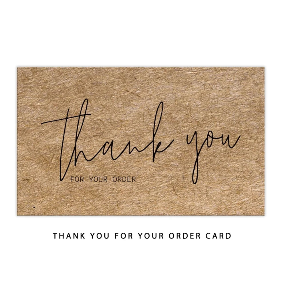 10-30pcs Natural Kraft Paper "beyond grateful" Cards Thank You Card For Small Shop Gift Decoration Card For Small Business Card