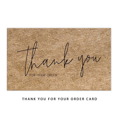 10-30pcs Natural Kraft Paper "beyond grateful" Cards Thank You Card For Small Shop Gift Decoration Card For Small Business Card