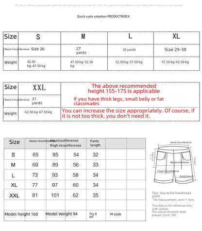 Black Gray Women Summer High-waist Slimming Outdoor Wear A- label Hot Pants Loose Cotton Shorts Urban Casual Style