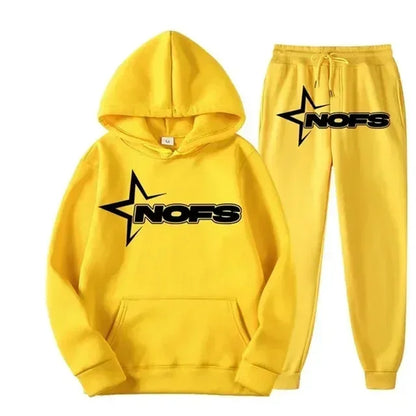 2024 men and women of the same fashion trend hoodie casual two-piece suit jacket pants fashion brand printing logo size S-3XL