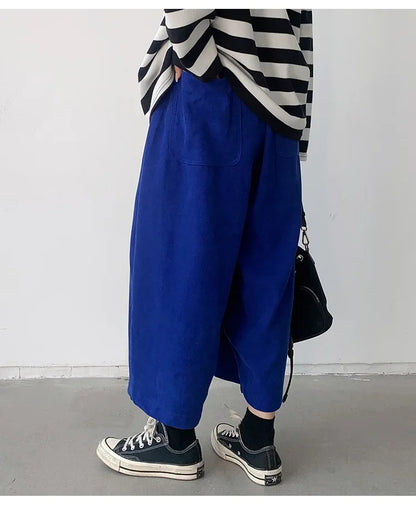 2023 Autumn Casual Harem Pants Women Cotton High Waisted Trousers Retro Loose Bloomers Women's Oversize Pants Baggy Sweatpants