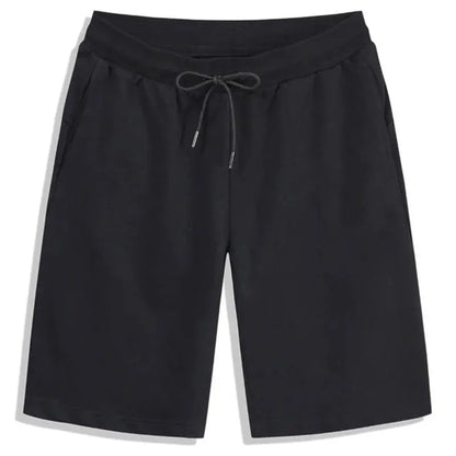 2024 Summer Men's Shorts Elastic Drawstring Shorts Joggers Loose Fitness Breathable Sports 5 Piece Solid Color Casual Pants