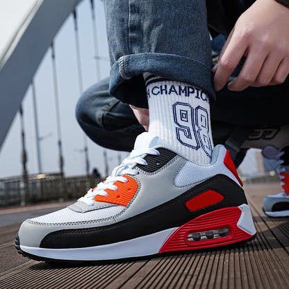 Sports shoes, basketball shoes, new plus size men's shoes, outdoor casual shoes, high-quality new anti slip green, blue, red