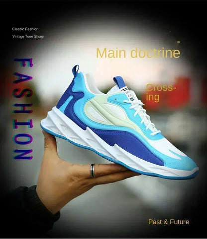 2025 summer new men's sports shoes Breathable comfortable casual shoes Men's fashion popular high quality sports shoes