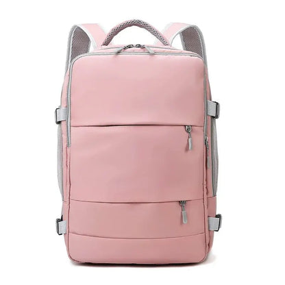 Women's Travel Backpack Large Capacity Journey Multifunction With Shoe Storage Multilayer Dry And Wet Separation Waterproof