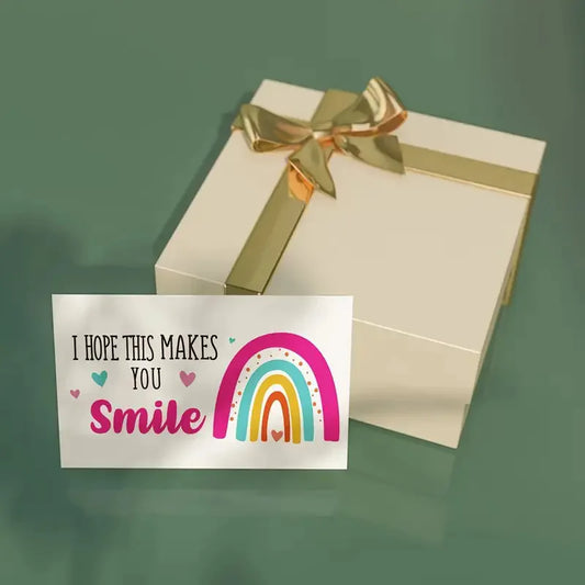 50pcs/pack I hope this makes you smile Decoration Card Shopping greeting cards Buy thank you cards for customers 2024 New