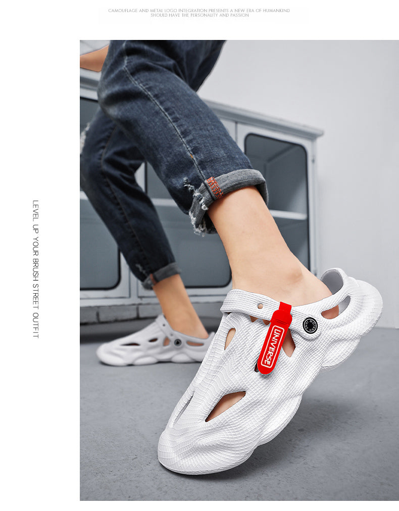 Summer Men Slippers Comfortable Platform Outdoor Sandals 2023 Beach Slippers Flip Flops Male Indoor Home Slides Bathroom Shoes