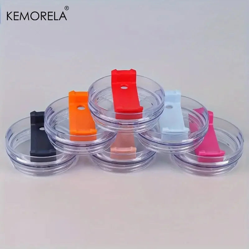 40Oz Sealing Bottle Cover Splash Spill Proof Plain Plastic Lids for Tumbler Cup Replacement Multicolor Bottle Accessories