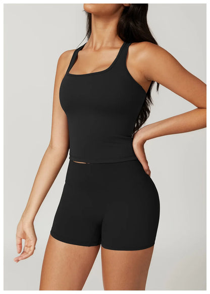 Beautiful Back Sports Undershirt Women Grinding Hair Tight Quick Dry Breathable Bra Leisure Running Fitness Tops Yoga Clothing