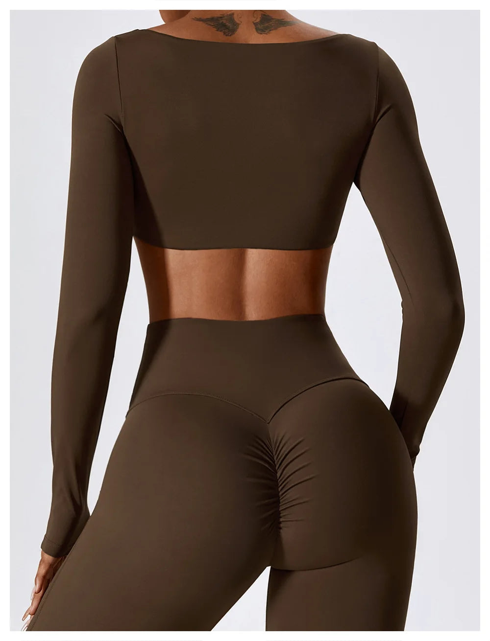 Women Sport Seamless Tops Long Sleeve Breathable Workout Slim T Shirts Athletic Running Gym Push-up Running Fitness Yoga Tops