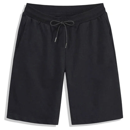 2024 Summer Men's Shorts Elastic Drawstring Shorts Joggers Loose Fitness Breathable Sports 5 Piece Solid Color Casual Pants