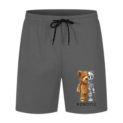 2024 Men's Loose Shorts Summer Men's Breathable Shorts Quick-drying Casual Five-Fifth Pants New Male Running Sports Shorts S-3XL