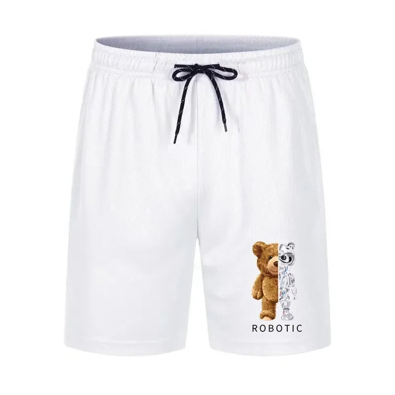 2024 Men's Loose Shorts Summer Men's Breathable Shorts Quick-drying Casual Five-Fifth Pants New Male Running Sports Shorts S-3XL