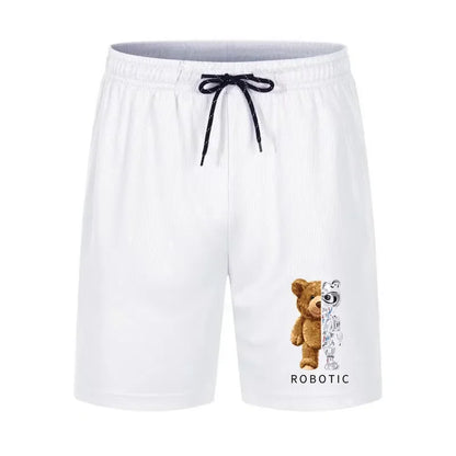 2024 Men's Loose Shorts Summer Men's Breathable Shorts Quick-drying Casual Five-Fifth Pants New Male Running Sports Shorts S-3XL