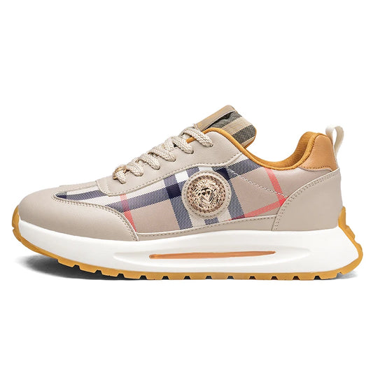 Summer New Anti-slip Wear-resistant Thick Bottom Increase Outdoor Comfort Couples Leisure Fashion Trend All Match Sneakers