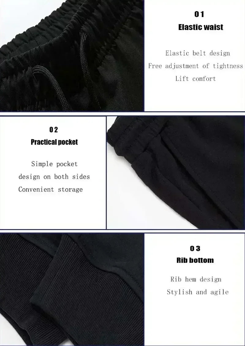 2024 New Spring Men's Sweatpants Europe and The United States Long Sports Leisure Fitness Training Pants Gym Man Pants