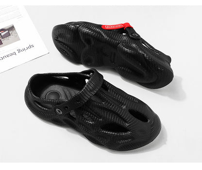 Summer Men Slippers Comfortable Platform Outdoor Sandals 2023 Beach Slippers Flip Flops Male Indoor Home Slides Bathroom Shoes