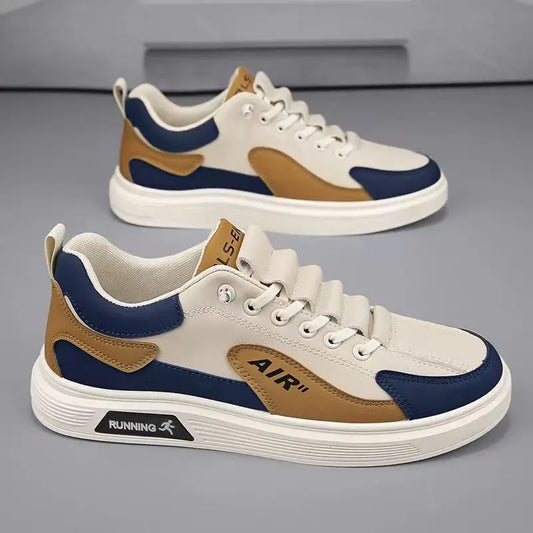 2025 Spring and Autumn New Men's Shoes Leather Low cut Fashion Trendy Running Sports Men's Casual Trendy Shoes