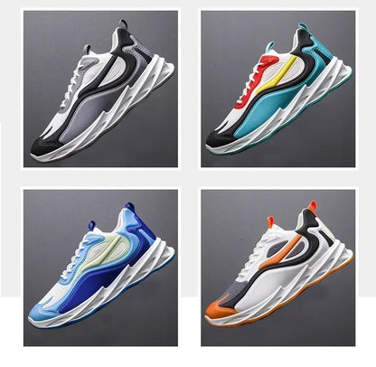 2025 summer new men's sports shoes Breathable comfortable casual shoes Men's fashion popular high quality sports shoes