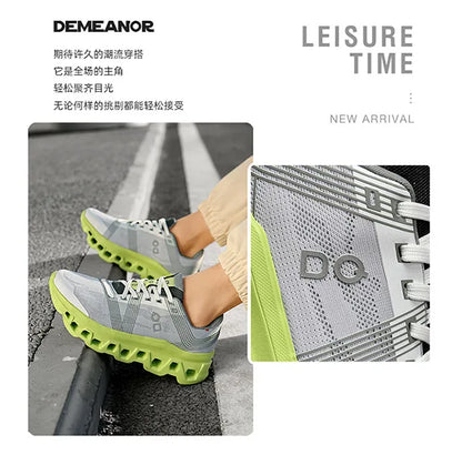 Spring Ultralight Men's Running Shoes Breathable Platform Casual Sneakers Man Outdoor Athletic Gym Tennis Shoes