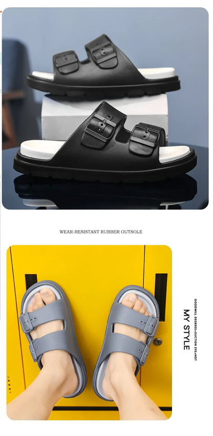 Beach Sandals Men Shoes Men's Trekking Sandals Man Summer 2024 Men's Casual Sandal High Quality Shoes Slipers Slippers Flat Mens