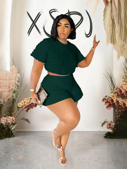 Summer Suit Chic and Elegant Woman Set New In Sexy Outfit Casual Shorts Sets Womens 2 Piece Plus Size Dropshipping Wholesale