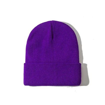 2019 Winter Hats for Woman Beanies Knitted Solid Cute Hat Girls Autumn Female Beanie Caps Warmer Bonnet Ladies Casual Cap Man