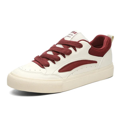 2025 Chunky Sneakers  Autumn Fashion Low Top Lace Up Running Shoes Comfortable Flat Casual Walking Shoes Tenis Masculino