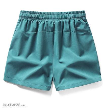Summer Mens Sports Sweatpants casual Shorts Pockets Basic Solid Color Lightweight Pants Jogging Beach Shorts Men