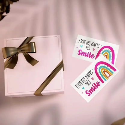 50pcs/pack I hope this makes you smile Decoration Card Shopping greeting cards Buy thank you cards for customers 2024 New