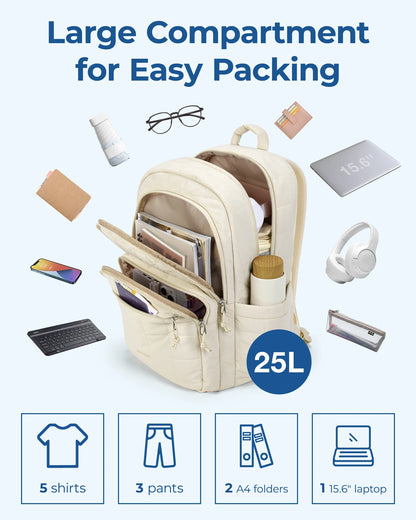 BAGSMART Women's Backpack School Bag for Girls Waterproof Large College Backpack Travel Backpacks Women Laptop Book bag