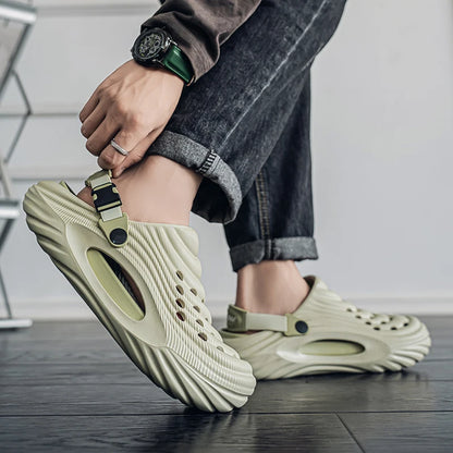 Summer Men Clogs Sandals Platform EVA Slippers High Quality Shoes Men's Sports Sandals Beach Outdoor Sandals Men Summer Shoes